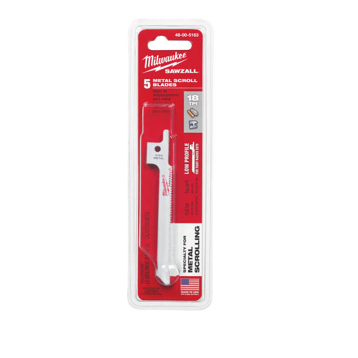 HOJAS PARA SIERRA MILWAUKEE 48005163 ESPECIALIDAD DPP 18 LARGO 358IN  image number null