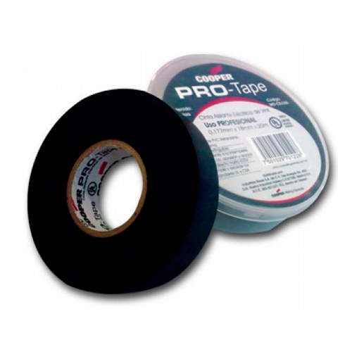 CINTA AISLANTE ARROW HART WDCE33UL DE PVC NEGRO UL 600 V DE 34 IN X 20 M  image number null