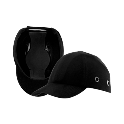 Gorra Erb 913 contra Impactos de Algodon Negro CConcha de Plastico Abs Tipo Beisbolera  image number null