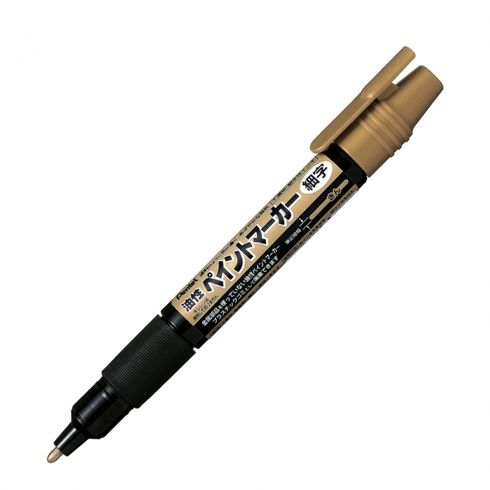 MARCADOR PENTEL MSP20X INDUSTRIAL PUNTA FINA TINTA ORO  image number null