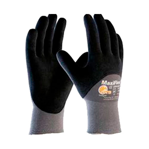 GUANTE ATG MAXIFLEX ULTIMATE DE NYLON CRECUBRIMIENTO 34 DE NITRILO NEGRO TM  image number null