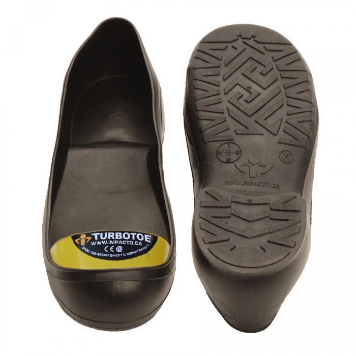 CUBRE ZAPATO IMPACTO DE PVC NEGROAMARILLO CC ACERO TM  image number null