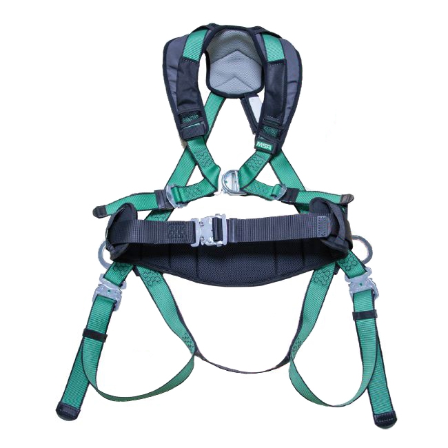 ARNES MSA VFORM 10206177 CANILLOS D EN ESPALDA PECHO Y CADERAS AJUSTES DE CONEXI&Oacute;N R&Aacute;PIDA ALMOHADILLA EN HOMBROS Y LUMBAR TESTANDAR  image number null