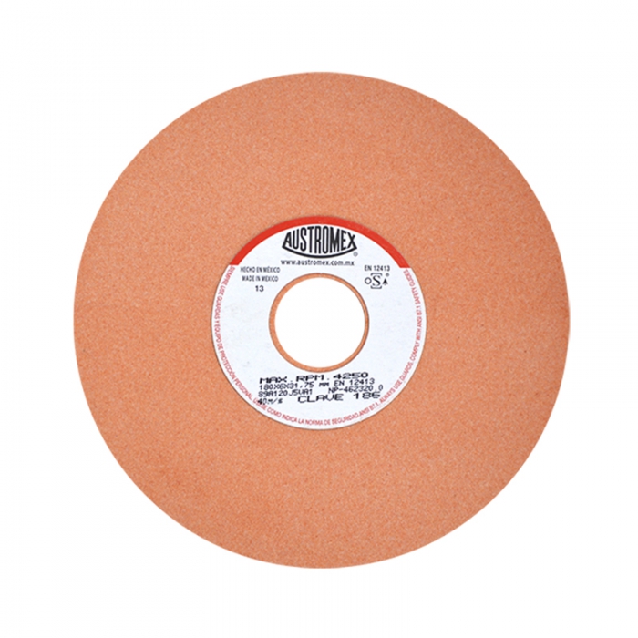 Rueda Austromex 186 Rectificadora 7 X 14 X 114 Tipo 1 Naranja 89a120j5va1  image number null