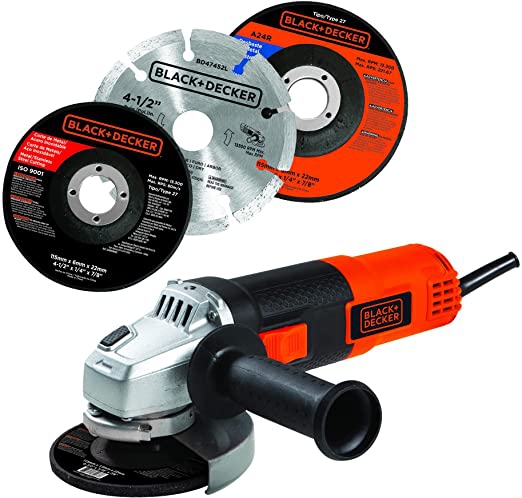 MINI BLACK and DECKER G720K12B3 ESMERILADORA 820W 412IN C 12 DISC  image number null