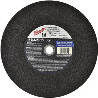 DISCO ABRASIVO MILWAUKEE 49941415 14 X 332 X 1 IN 5 PZAS  image number null