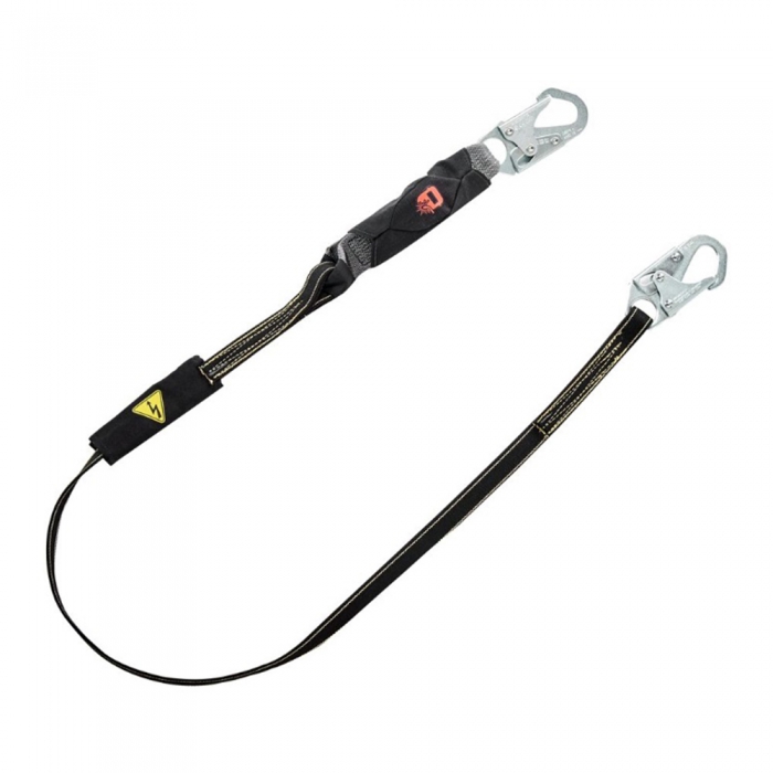 LINEA DE VIDA SOLDADOR V-SERIES CABLE DE ACERO CINTA KEVLAR DE 1.8 M C/ABSORBEDOR DE IMPACTO CONEXION AL ARNES 36C  image number null