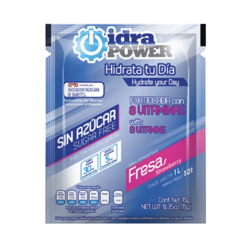 Bebida Hidratante Idrapower en Polvo Sabor Ponche sin Azucar sobre 10 G PPreparar  image number null