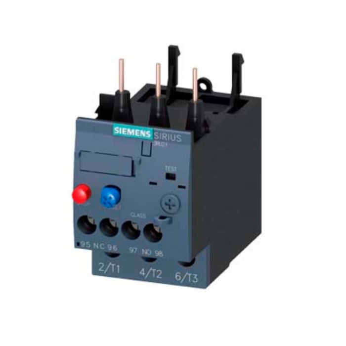 RELEVADOR DE SOBRECARGA SIEMENS 3RU21261FB0 TÉRMICO PPROTECCIÓN DE MOTORES TAMAÑO S0 CLASE 10  image number null
