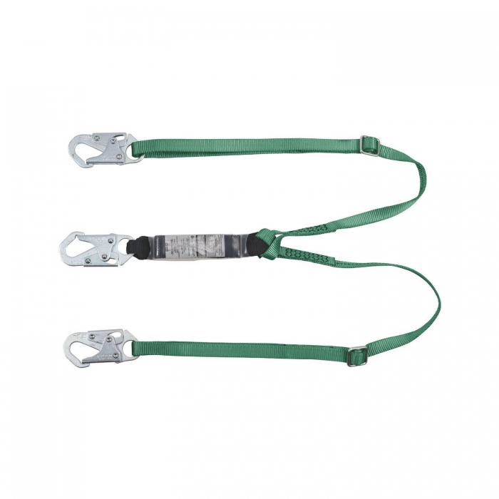LINEA DE VIDA MSA VSERIES ESTANDAR DOBLE AJUSTABLE ABSORBEDOR IMPACTO RADIAL 1.8 M (6 FT ) 36C GANCHO CHICO  image number null