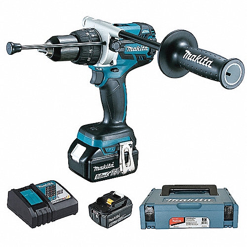 ROTOMARTILLO INALAMBRICO MAKITA DHP481RTJ 18 V CBATERA LITIO 5 AH  image number null