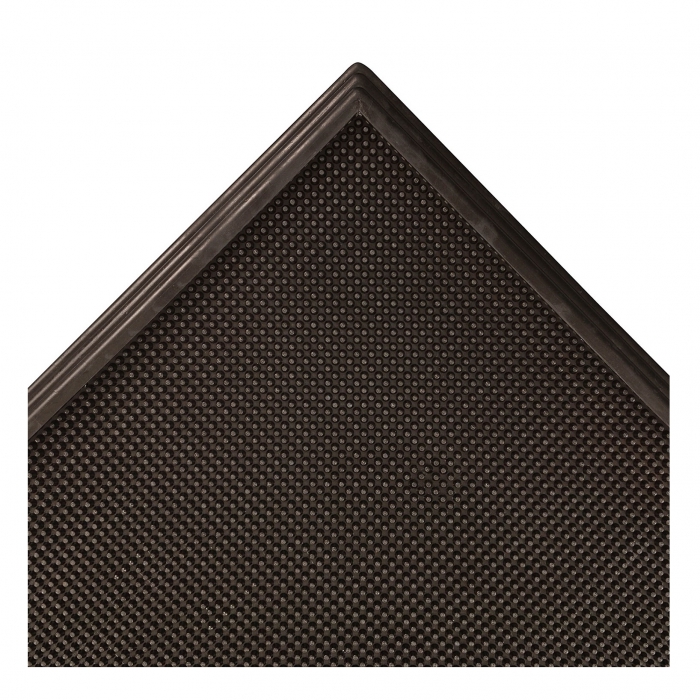 TAPETE NOTRAX SANITRAX DE CAUCHO NEGRO SATINIZANTE DE 24 IN X 32 IN  image number null