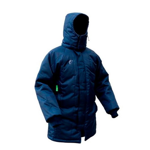 CHAMARRA JYRSA DD4082XG TERMICA PREMIUM AZUL LARGA CON GORRO T2XG  image number null