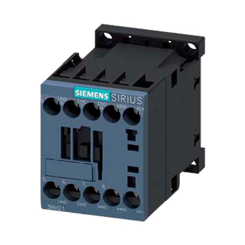 CONTACTOR AUXILIAR SIEMENS 3RH21311BB40 3 NA1 NC DC 24 V TAMA&Ntilde;O S00 BORNE DE TORNILLO  image number null