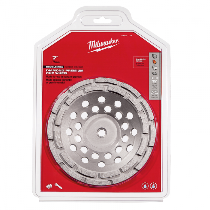 COPA MILWAUKEE 49937770 DIAMANTADA DOBLE DE 7IN  image number null
