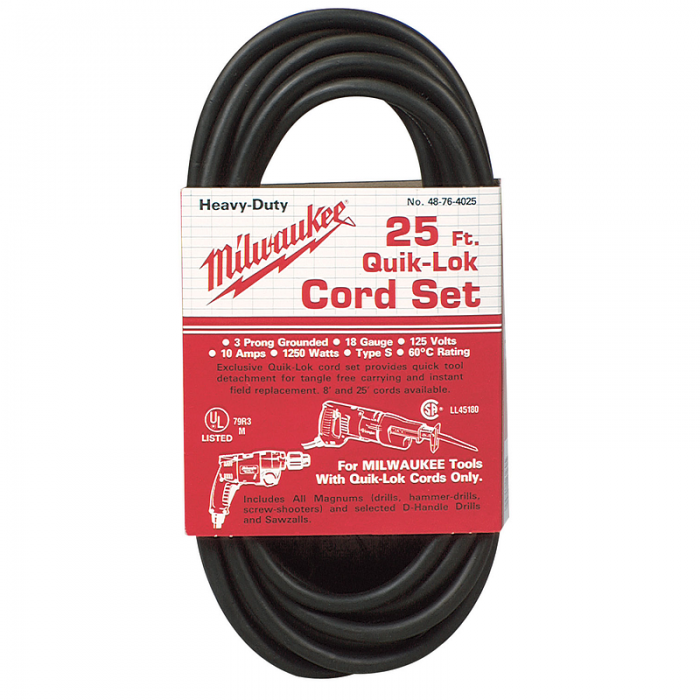 CABLE MILWAUKEE 48764025 25 FT 3 HILOS CAMBIO RAPIDO  image number null