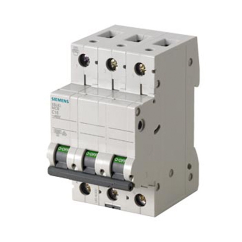 INTERRUPTOR AUTOMATICO MAGNETOTERMICO SIEMENS 5SL63167CC 400V 6KA 3 POLOS C 16 A 400 V 6 KA 3 POLOS C 16 A  image number null