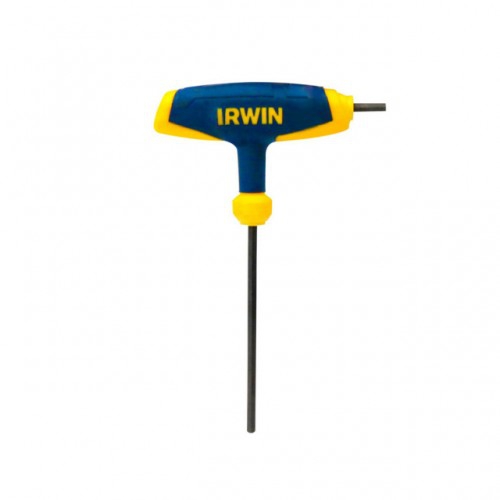 LLAVE HEXAGONAL IRWIN IW10909 TIPO T MANGO DE VINILO AMARILLOAZUL 160 X 3.0 MM  image number null