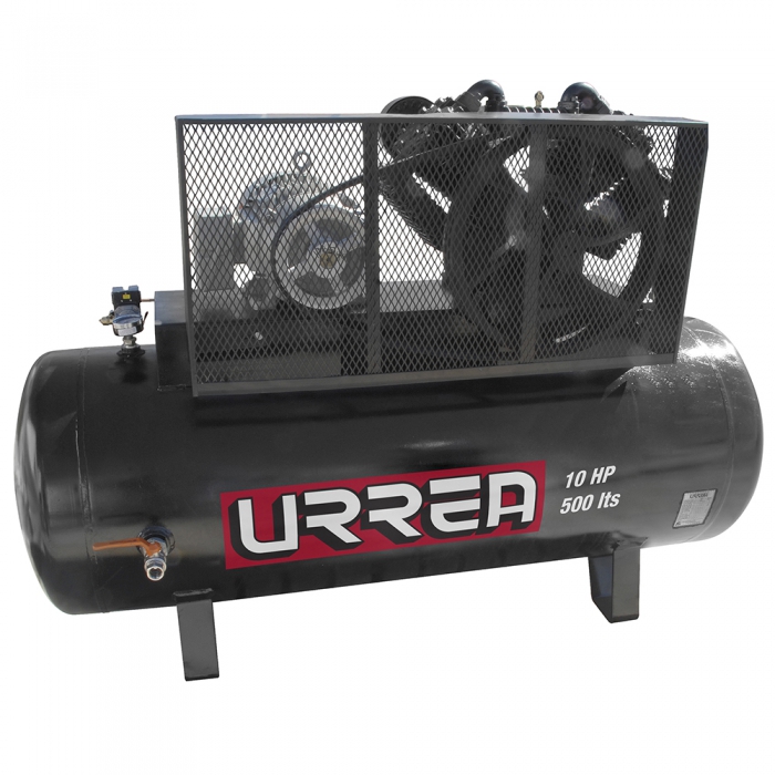 COMPRESOR URREA COMP9510 DE AIRE INDUSTRIAL 500LT 10HP 220440V 3 FASES USO EXTRA PESADO  image number null