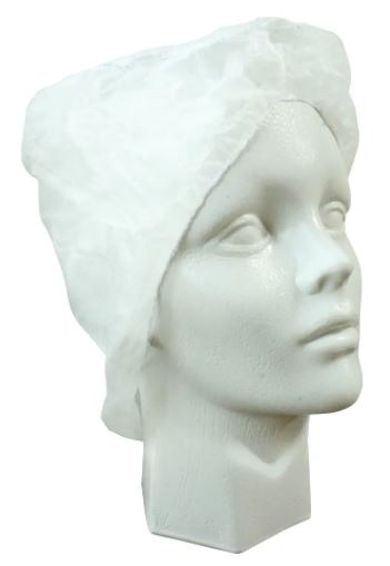 GORRO VENECIANO JYRSA JYR1532BCJ DESECHABLE BLANCO CON AJUSTE ELASTICO  image number null