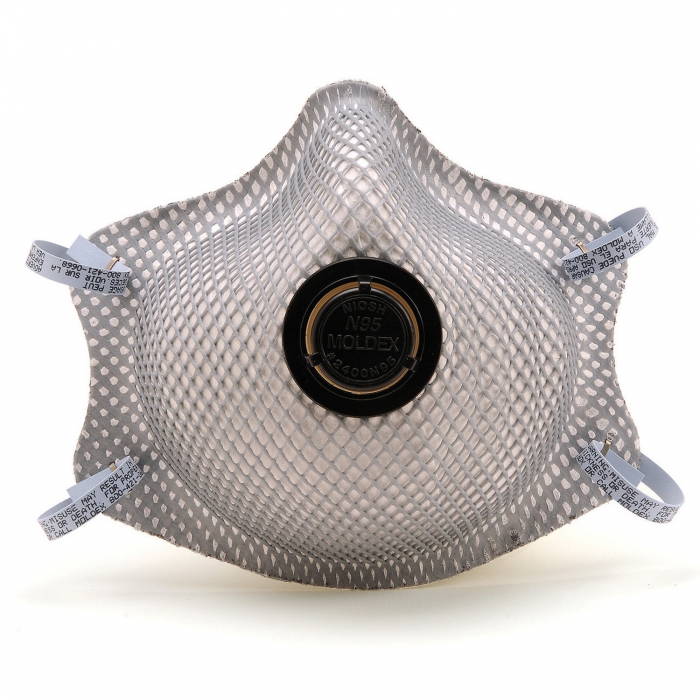 Respirador Moldex N95 Desechable CValvula de Exhalacion PVapores OrganicosOzono TML  image number null