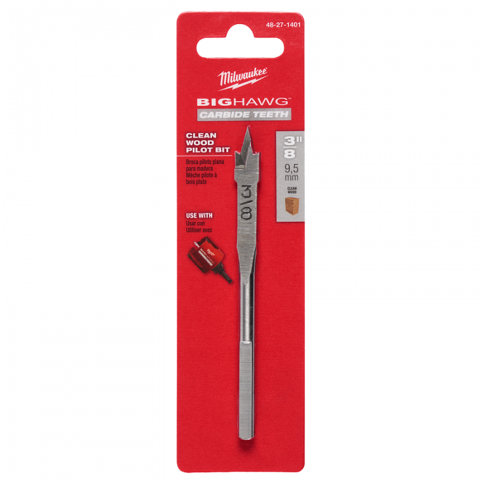 BROCA MILWAUKEE 48271401 PLANA CENTRADA PARA BROCA SIERRA BIG HAWG  image number null