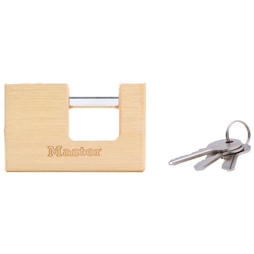 CANDADO MASTER LOCK DE LATON CILINDRO DE TAMBOR CLLAVE DIFERENTE  image number null