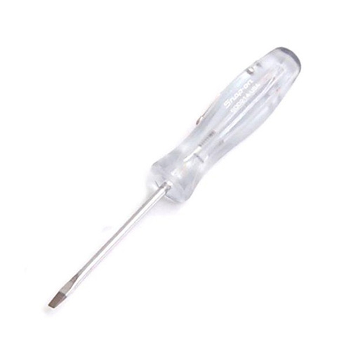 DESARMADOR SNAPON PUNTA PLANA .025 IN MANGO TRANSPARENTE  image number null