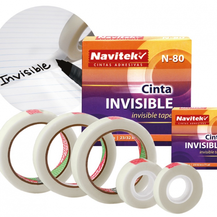 Cinta Invisible Navitek N80 80802455000 24mmx50m  image number null