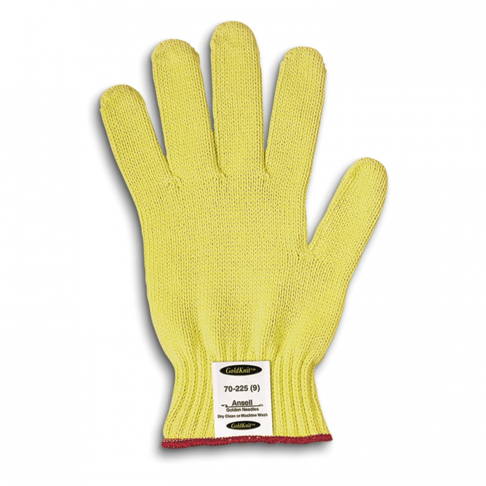 GUANTE ANSELL TIPO JAPONÉS 100% KEVLAR AMARILLO TL  image number null
