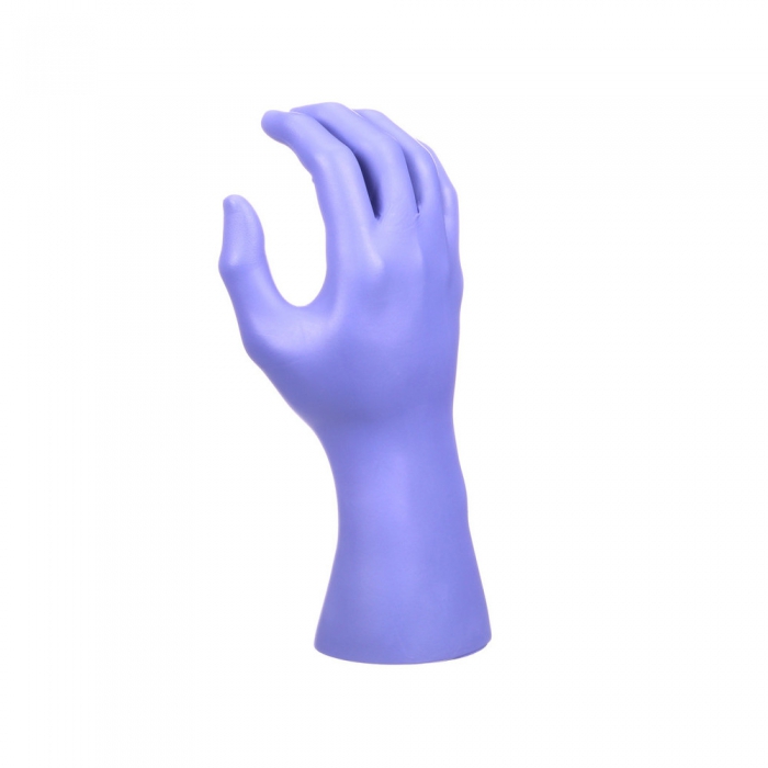 GUANTE ANSELL DE NITRILO MICROFLEX AZUL LIBRE DE POLVO PUÑO EXTENDIDO C50 PZAS TXL  image number null