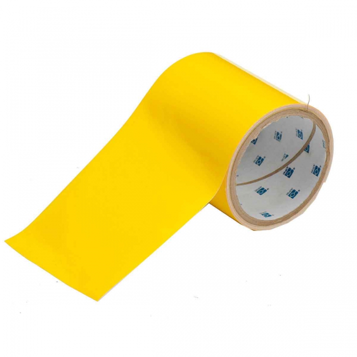 CINTA BRADY DE POLIESTER 4 PULG.  AMARILLA PARA PISO  image number null
