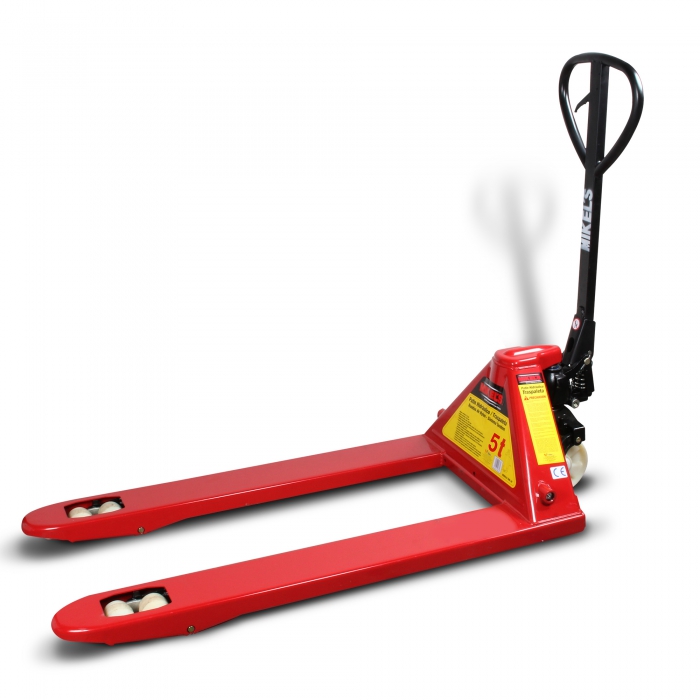 Patin Hidraulico Traspaleta Mikels Tmk5 con Ruedas de Nylon Sistema Tandem 5 Ton  image number null