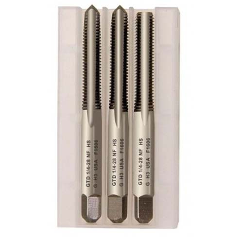 JUEGO DE MACHUELOS GREENFIELD 300078483 MILIMETRICOS DE ACERO AL CARBON M10 X 1.25  image number null