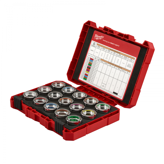 KIT JUEGO MILWAUKEE 4916KITC DE DADOS DE COBRE N8600 MCM  image number null