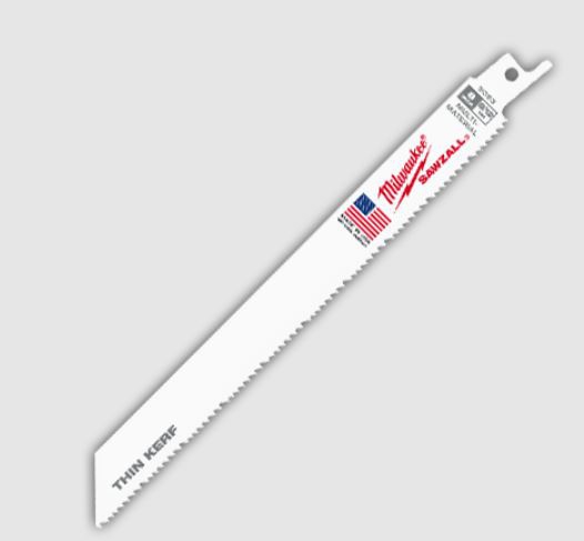 HOJA DE CORTE MILWAUKEE 48017093 812 LARGO 8IN BULK 100  image number null
