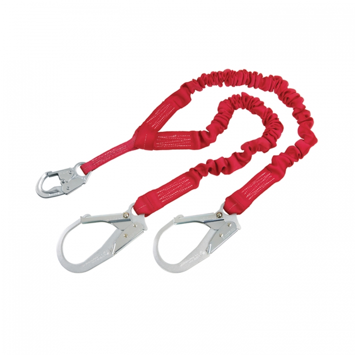 LINEA DE VIDA DBI SALA PRO 1.8M(6FT) DOBLE BRAZO 1 GANCHO ESTANDAR 2 GANCHOS PARA VARILLA ESTIRABLE  image number null