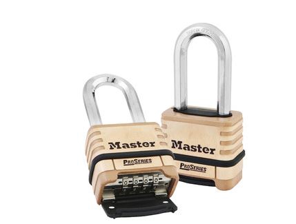 CANDADO DE COMBINACION MASTER LOCK DORADO 2 14 IN (57 MM)  image number null