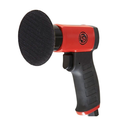 MINI LIJADORA ORBITAL CHICAGO PNEUMATIC CP7200 ALEATORIA DE PISTOLA CON PLATOS H and L DE 50 MM  image number null