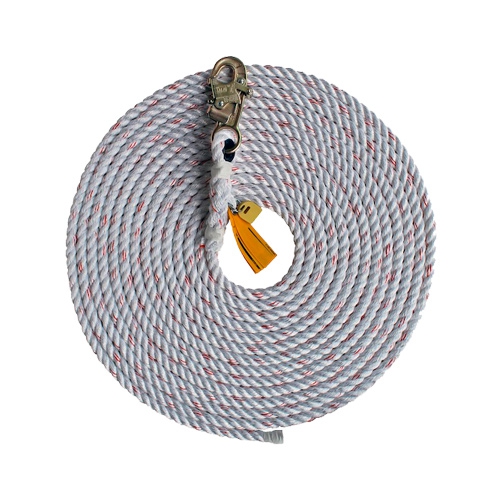 LINEA DE VIDA DBI SALA POLIESTERPOLIPROPILENO CON GANCHO EN EXTREMO 58 IN X 100 FT  image number null