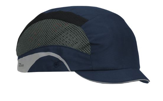 GORRA PIP TIPO BEISBOLERA PPROTECCION CONTRA IMPACTO DE POLIESTER AZUL MARINO UNITALLA  image number null