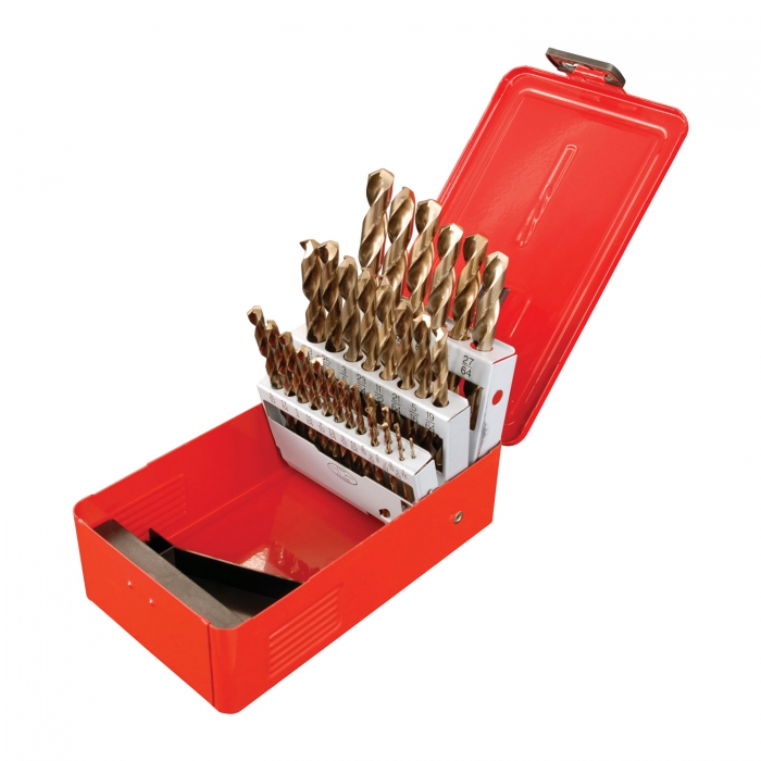 JUEGO URREA C5129 DE 29 BROCAS CON COBALTO 116 IN12 IN  image number null