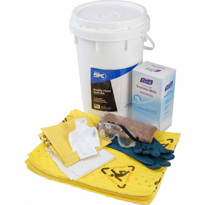 KIT ESPECIALIZADO BRADY SK-BF P/DERRAMES DE FLUIDOS CORPORALES CAPACIDAD 9 GAL  image number null
