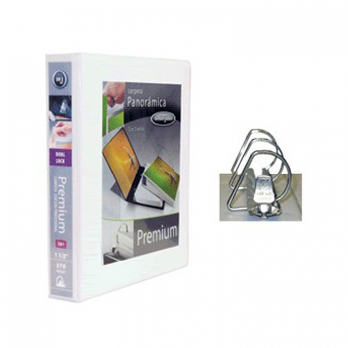 CARPETA PREMIUMDBL WILSON JONES P2439 LOCK D3 4IN CARTA BLANCO  image number null