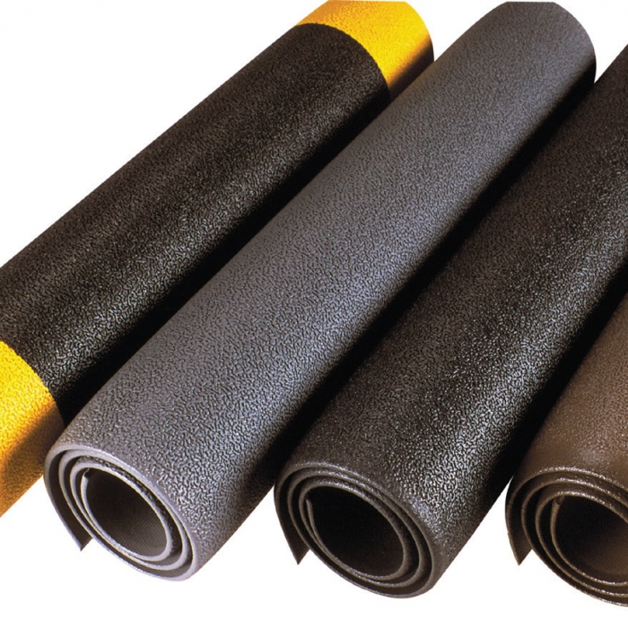 TAPETE NOTRAX CUSHIONSTAT ANTIESTATICO DYNASHIELD CESPONJA DE PVC NEGRO DE 38 IN X 3 X 5 FT  image number null