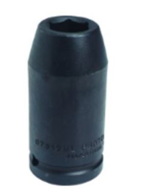 DADO PROTO DE IMPACTO PROFUNDO DE ACERO NEGRO DE 34 IN 27 MM DE 6 PUNTOS  image number null
