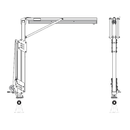 BRAZO DE PLUMA DBI SALA MODULAR AJUSTABLE PARA SISTEMA M200 17.3 A 25 FT  image number null