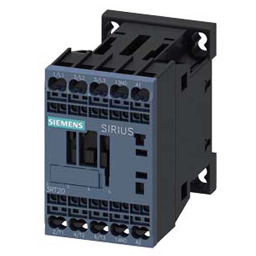 Contactor de Potencia Siemens 3rt20172ab01 Ac3 12 a 5.5 Kw400 V 1 Na 24 V Ac 5060 Hz 3 Polos Tamano S00 Conexion por Resorte  image number null
