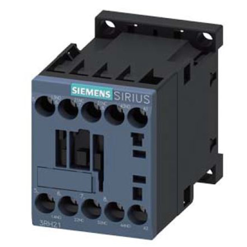 CONTACTOR AUXILIAR SIEMENS 3RH2122-1AN20 2 NA + 2 NC 220 VAC 50/60 HZ TAMA&Ntilde;O S00 BORNE DE TORNILLO  image number null