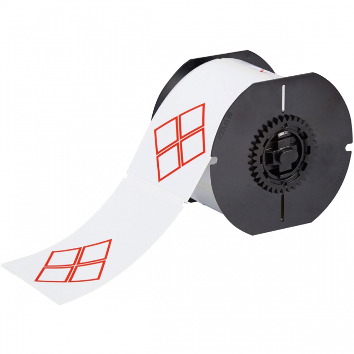 Etiqueta Brady de Vinil PreImpresa de 2.95 In X4.33 In C4 Rombos Preimpresos Ghs Rollo C270 Etiqueta  image number null